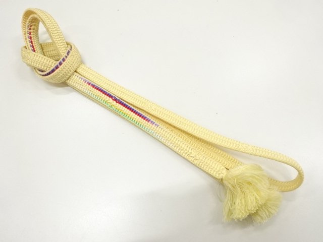 JAPANESE KIMONO / HAND-TIED OBIJIME